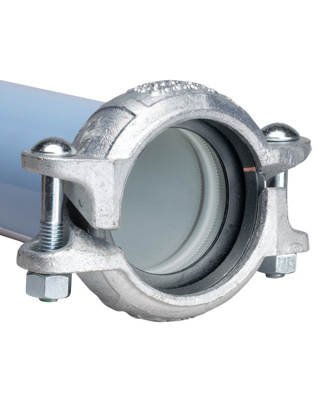 Elevation compressed air piping and fittings
