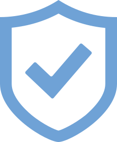 shield icon with check mark in the middle