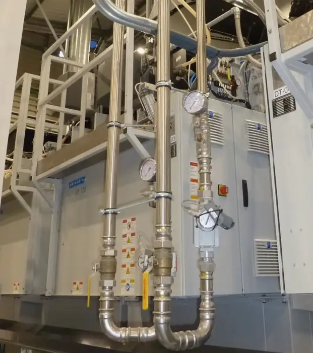 TruPress piping system installation